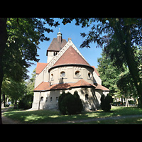 Berlin, Dorfkirche Alt Tegel, Auenansicht, Chorseite