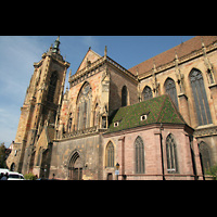 Colmar, glise Collgiale Saint-Martin, Querhaus und Turm