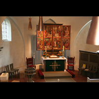 Berlin, Dorfkirche Alt Reinickendorf, Blick von der Orgelempore