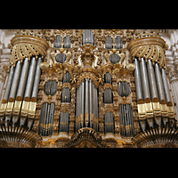 Granada, Catedral, Prospekt-Detail der Epistelorgel