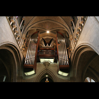 Lausanne, Cathdrale, Orgelempore