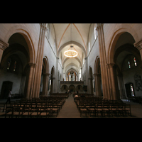 Naumburg, Dom, Innenraum / Hauptschiff in Richtung Ostchor