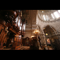 Berlin, Dom, Blick von der groen Orgel zum Chor