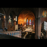 Berlin, Apostel Paulus-Kirche, Blick von der Orgelempore in die Kirche