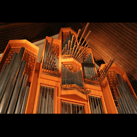 Berlin, Jesus-Christus-Kirche Dahlem, Prospekt-Detail