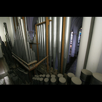 Berlin, St. Matthias, Blick durchs Hauptwerk in die Kirche