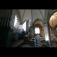 Mnchen (Munich), St. Lukas, Blick von der Orgelempore in die Kirche