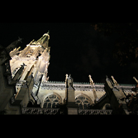 Linz, Maria-Empfngnis-Dom, Mariendom bei Nacht