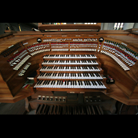 Hauptspieltisch vor 2020 Straubing, Basilika St. Jakob, Hauptspieltisch vor 2020