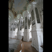 Neresheim, Abteikirche, Orgel seitlich