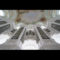 Neresheim, Abteikirche, Orgel perspektivisch