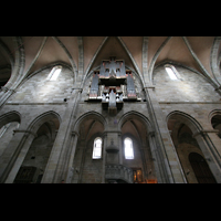 Bamberg, Kaiserdom St. Peter und St. Georg, Hauptschiffbgen mit Orgel