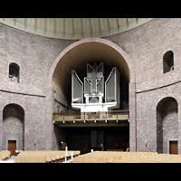 Karlsruhe, St. Stephanus, Blick zur Orgel