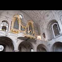 Mnchen (Munich), Jesuitenkirche St. Michael (ehem. Hofkirche), Orgelempore