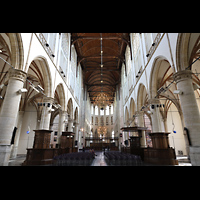 Alkmaar, Sint Laurenskerk, Innenraum in Richtung Chor