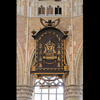 Alkmaar, Sint Laurenskerk, Epitaph im Chorschluss unter dem Triforium