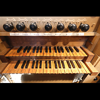 Alkmaar, Sint Laurenskerk, Spieltisch der Chororgel