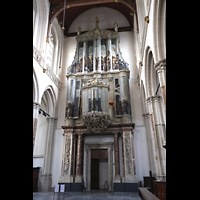 Amsterdam, Nieuwe Kerk, Hauptorgel mit geschlossenen Flgeltren