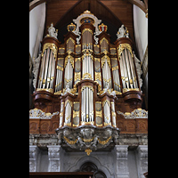 Amsterdam, Oude Kerk, Hauptorgel perspektivisch