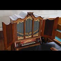 Amsterdam, Waalse Kerk (Oude Walenkerk), Chorpositiv von ca. 1775