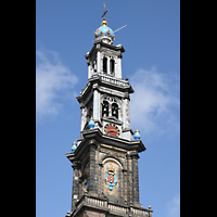 Amsterdam, Westerkerk, Turmspitze