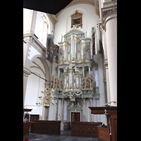 Amsterdam, Westerkerk, Orgel von der Kanzel aus gesehen