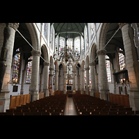 Gouda, Sint Janskerk - Grote Kerk, Chorraum mit Chororgel