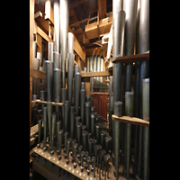 Gouda, Sint Janskerk - Grote Kerk, Pfeifen im Hauptwerk