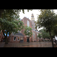 Groningen, Akerk, Ansicht von Norden vom Akerkhof