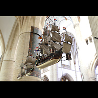 Haarlem, Sint Bavokerk, Kirchenschiffe aus dem 16. und 17. Jh. im sdlichen Querhaus