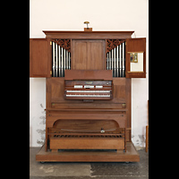 Haarlem, Sint Bavokerk, Orgel in der Brouwerskapel (Brauerkapelle) im sdlichen Querhaus