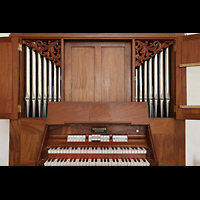 Haarlem, Sint Bavokerk, Orgel in der Brouwerskapel (Brauerkapelle) im sdlichen Querhaus