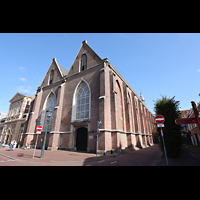 Kampen, Broederkerk, Fassade von Westen vom Burgwal