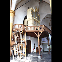 Kampen, Buitenkerk, Orgelempore seitlich