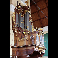 Katwijk aan Zee, Nieuwe Kerk, Orgel seitlich