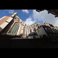 Leiden, Hooglandse Kerk, Ansicht von Sdosten vom Middelweg
