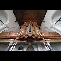 Maassluis, Groote Kerk, Orgelempore perspektivisch