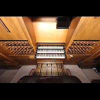 Maassluis, Groote Kerk, Spieltisch von oben