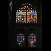 s-Hertogenbosch, Sint Janskathedraal, Groe Buntglasfenster im sdlichen Querhaus
