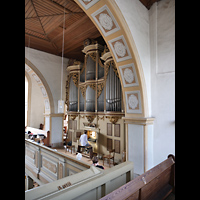 Rtha, St. Georgen, Orgel von der Seitenempore aus gesehen