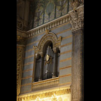 Lyon, Notre-Dame de Fourvire, Orgel-Teilwerk im rechten Chorraum