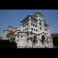 Monaco-Ville, Cathdrale de l'Immacule-Conception, Auenansicht der Kathedrale